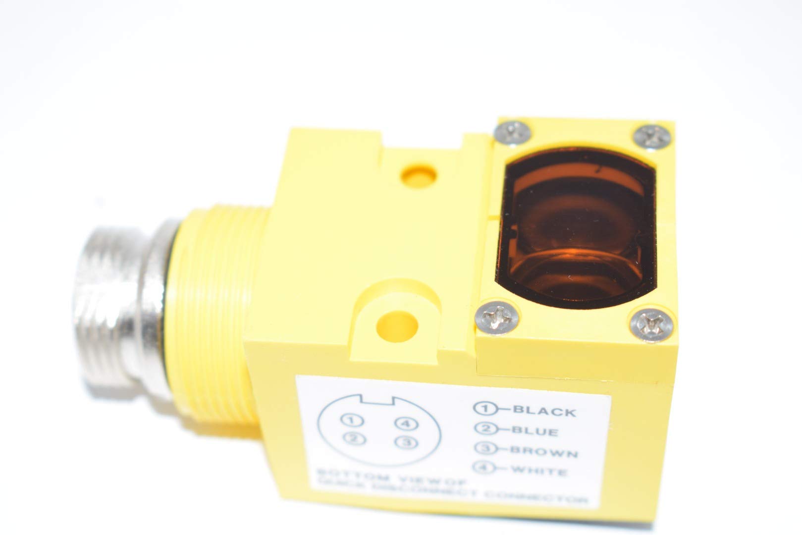 BANNER ENGINEERING SM912LVAGQD 1 PNP, Output: Bipolar: 1 NPN, RANG, Input: 10-30 VDC, VALU-Beam: Polarized Retro, E: 0.3-4.5 Meter, Quick-Disconnect Connector, 26398