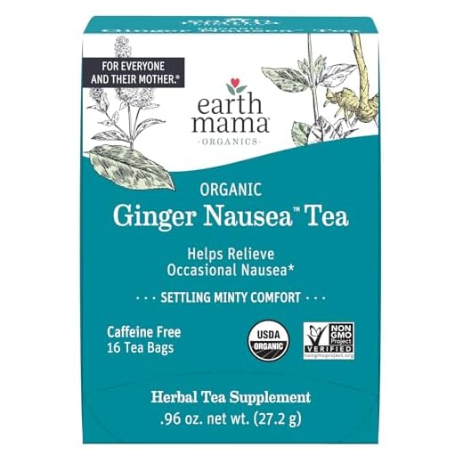 Earth Mama Organic Morning Wellness Tea Bags for Occasional Morning Sickness, 16-Count