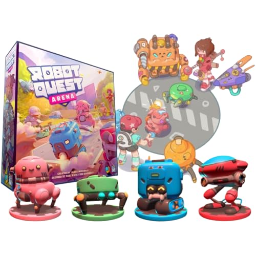Robot Quest Arena juego de mesa Deckbuilding miniatura 6