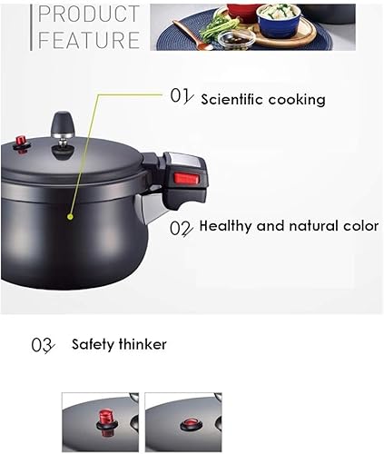 Miniatura 5 de Pn Astum AL Black Pearl Neo Olla a presión 4.4L para 8 personas