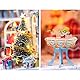 GuDoQi Miniatur Haus Weihnachtsnacht, DIY Puppenhaus Miniatur mit Möbeln und Musik, Handgemachtes Geschenk für Weihnachten