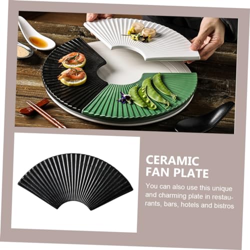 Plato de cerámica estilo japonés para sushi y postres miniatura 7