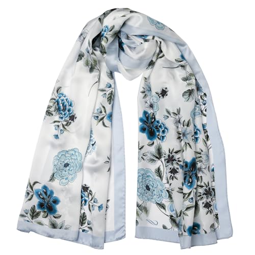 Elizabetta Women's Italian 100% Silk Large Scarf Shawl Wrap