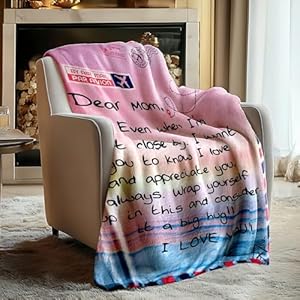 Gift for Mom, Super Fluffy Throw for Mom Birthday Gifts Throw Blankets from Daughter Son for Mothers Day Valentines Day Best Gift for Wife (60''x50'') Gift for Mom Super Fluffy Throw for Mom Birthday Gifts Throw Blankets from Daughter Son for Mothers Day Valentines Day Best Gift for Wife 60×50