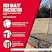 Hit Run Steal Golf Driving Practice Net, Indoor & Outdoor Ball Hitting, 10 x 7 Feet - Heavy-Duty Golf Netting for Home, Backyard, and Garage Training