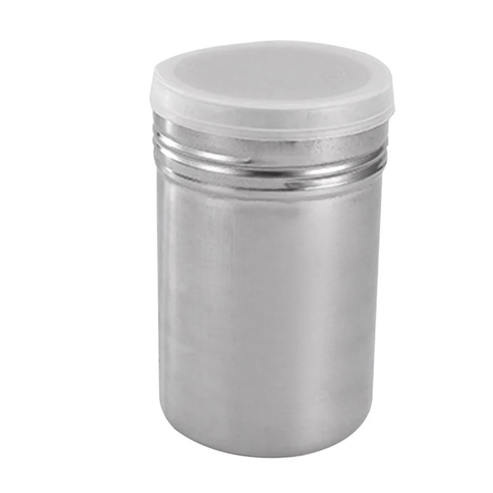 Aspersor de Polvo Acero Inoxidable 3 Piezas con Tapa para Casa | Botella de condimento de cacao en polvo, rociador de polvo, tarro de condimento, herramientas for barbacoa