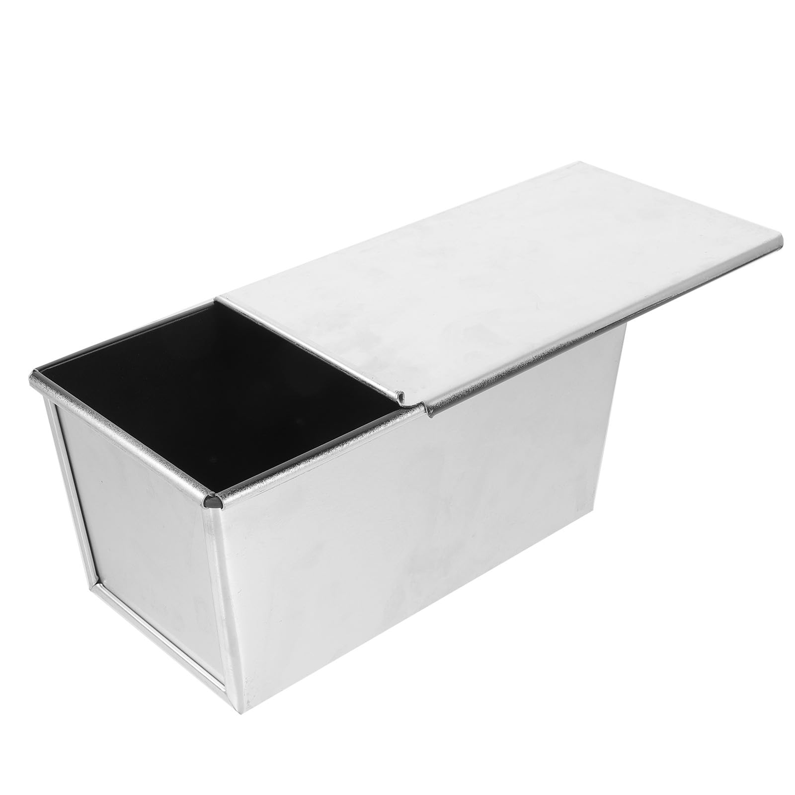Aluminium Antihaft Brotform mit Deckel Metall Toast Kastenform Große Backform für Toastbrot und Laib Gleichmäßige Wärmeleitung für Familien und Bäckerei
