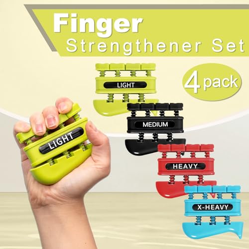Image of DICYWUDI Grip Strength Trainer, Finger Strength Trainer for Grip Strength Training for Fingers, Wrists, and Hands for Home, Office, Gym, Climbing, Athletes, Musicians, and Therapy