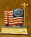 Enesco Jim Shore Heartwood Creek Mini Patriotic Flag Figurine, 3-1/4-Inch