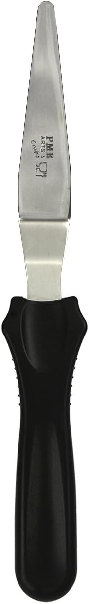 PME PK1015 Tapered & Angled Blade Palette 8.5" For Cake Decorating, Grey, Standard