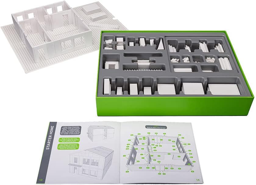 SnapHouse Architectural Scale Model Building Kit (452 Piece), Architecture Model Kit for Adults and Kids Ages 15+