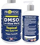 Promise DMSO with Aloe Vera, Topical Pain Relief Gel, Vegan Formula, Made in Canada (340ml)