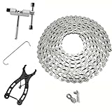 Bike Chain Kit, 6/7/8 Speed Chain Tool & Bicycle Chain...