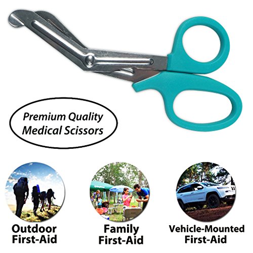 First Aid Kit -309 Pieces- Reflective Bag Design - Including Eyewash, Bandages, Moleskin Pad and Emergency Blanket for Travel, Home, Office, Car, Camping, Workplace