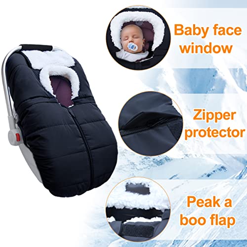 Tsayawa Q332 Mom'S Choice Awards Winner-Tsayawa Winter Baby Infant Car Seat Cover-Keep Babies Warm Carseat Bunting Bag/Blanket thumb #4