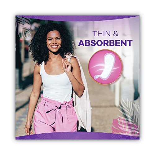 always 10796pk dailies thin liners regular 120pack