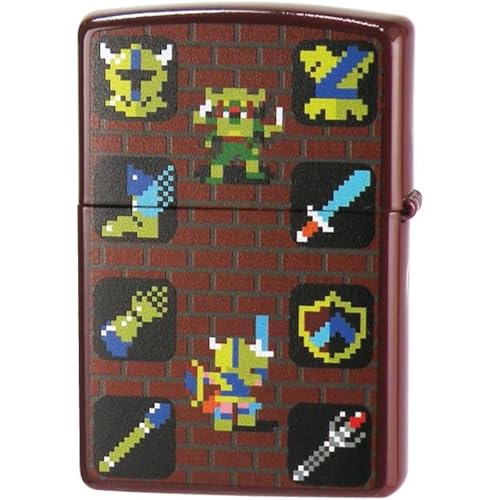 Encendedor Zippo Oil Lighter Flints Brown Vintage miniatura 2