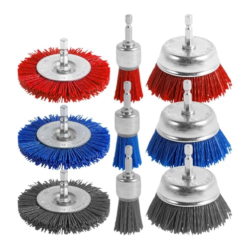 Brosse à pot avec poils métalliques pour rénover vos meubles et outils de jardin