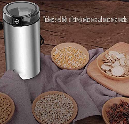 SXLCKJ Getreidebrecher Kommerzielle elektrische Kaffeemühle Edelstahl Kaffeebohnenmühle für Gewürze Nuss (Crusher) – Bild 3