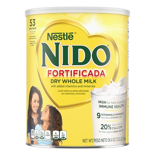 NESTLE NIDO Fortificada Dry Milk 56.4 Ounce Canister