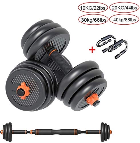 LCNING Dumbbell Set Gym Bicep Weight Training Large Dumb Bells Barbell Strength Weight