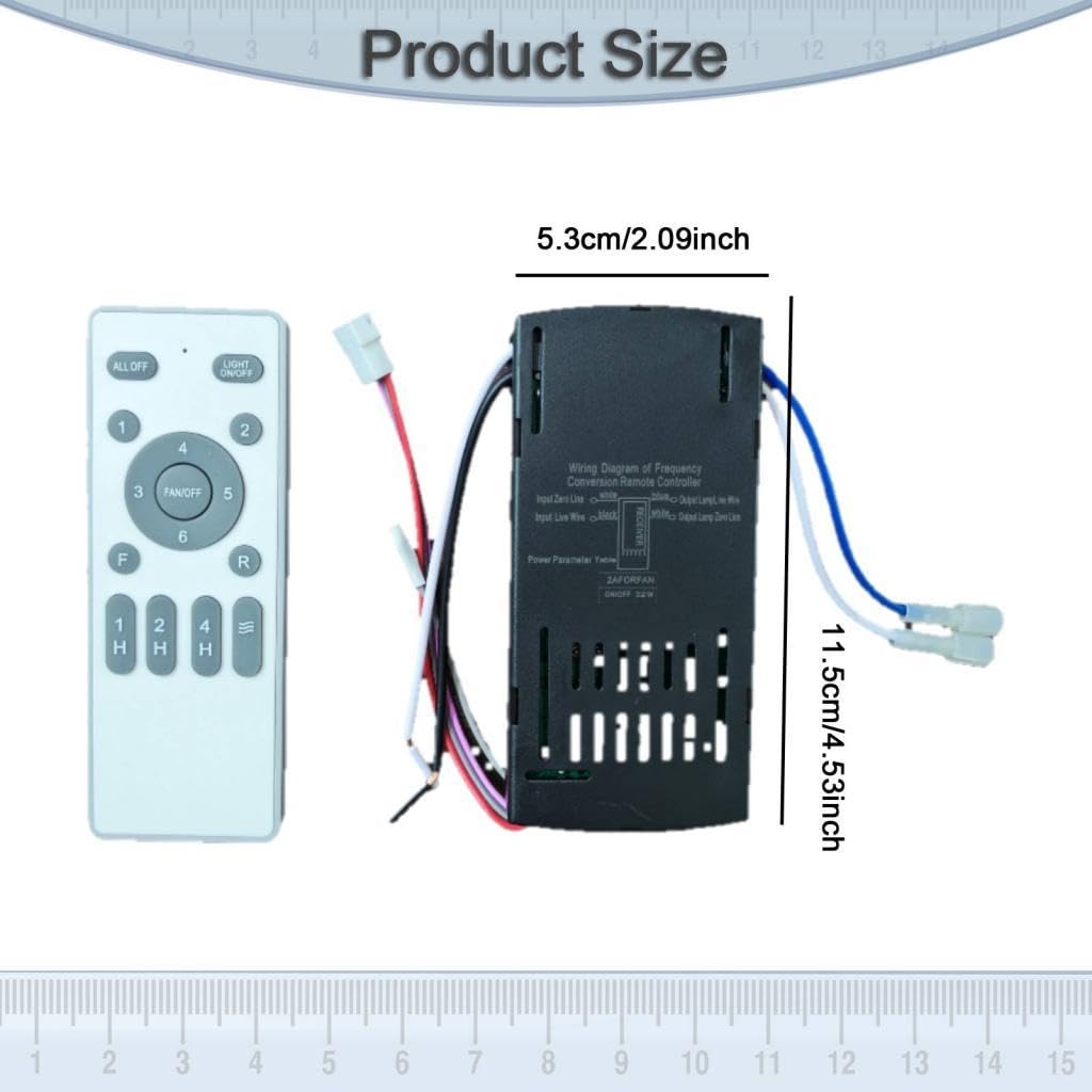 Kit de control remoto y receptor para ventilador de techo, controlador, interruptor y receptor para el hogar.