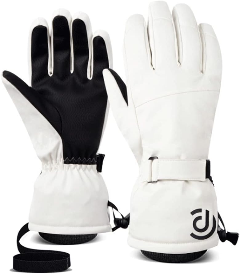Ski Gloves Ten-Finger Touch Screen Winter Warmth and Velvet Padded Gloves Suitable for Snowboarding/Outdoor Sports Men and Women Warm Winter Gloves for Men Women Winter Using (Size : A-Small) (B)