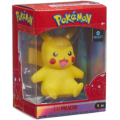 Pokémon Pikachu Select – Figura de 4 Pulgadas Hecha de Vinilo, Multicolor (JAZWARES PKW2275)