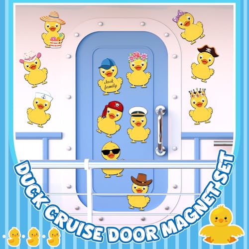 12 imanes decorativos en forma de pato para puerta miniatura 2