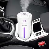 Healifty Car Humidifier - USB 280ML Mini Humidifier and Diffusers for Essential Oils for Car,...