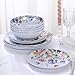 Imagen de Lechoo Juego de vajilla de melamina de 12 piezas