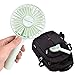 YIHUNION Mini Handheld Fan Portable, USB Rechargeable Battery Powered Fan with Base, 4 Modes for Home Office Bedroom and Outdoor travel(Green)
