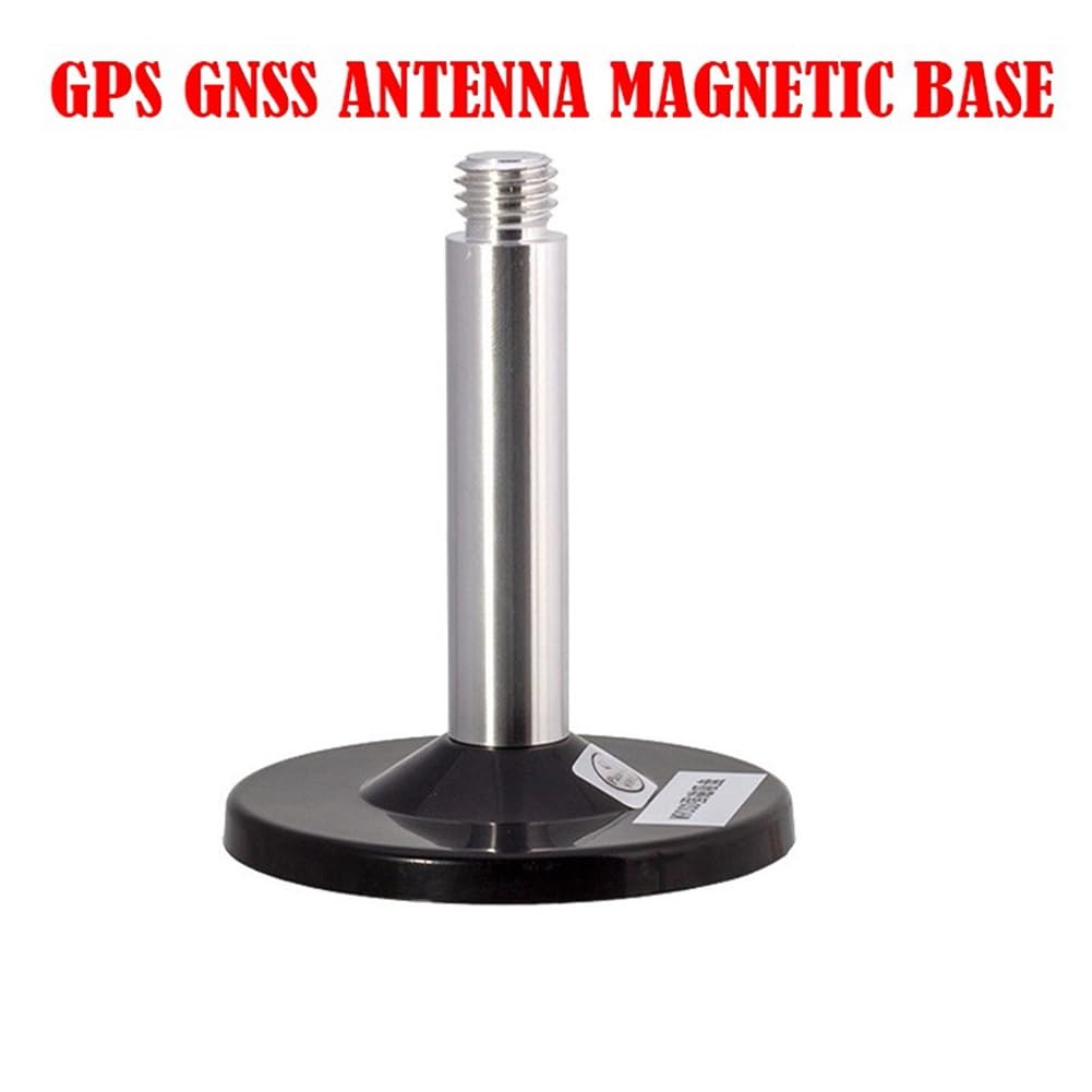 Base De Antena GNSS Magnética - 5/8-11 Unc, Aluminio, Resistente A La Intemperie, Para Exteriores