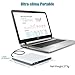 VersionTECH. Latest USB3.0 Ultra Slim Portable DVD Rewriter Burner,External DVD Drive Optical Drive CD+/-RW DVD +/-RW Superdrive for Apple Mac MacBook Pro and Laptop