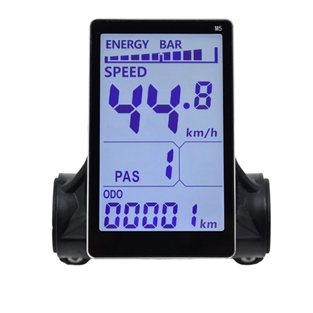 M5 Écran LCD pour vélo électrique 24 V 36 V 48 V 60 V E Scooter Pièces d'écran LCD pour VTT électrique (6 broches)