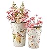 Primitives by kathy chickadees wall bucket set  urban country home decor