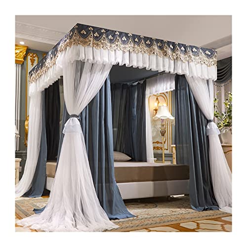 Moustiquaire lit 2m grand format avec structure métallique stable Style 7