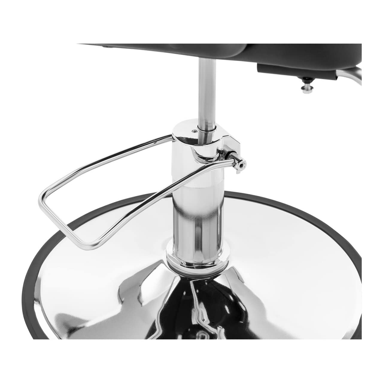 Physa Physa Epsom Black Friseurstuhl Fußstütze Fußstütze 50-64 cm 170 kg Schwarz Friseursessel Friseurstuhl höhenverstellbar Bedienstuhl