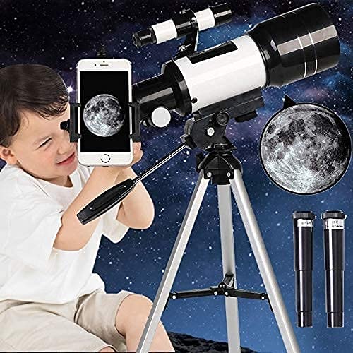 Citaaz Telescopes for Adults, 70mm Aperture and 700mm Focal Length Professional Astronomy Refractor Telescope for Kids and Beginners - with EQ Mount, 2 Plossl Eyepieces and Smartphone Adapter-picture-26