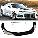 for Chevrolet Camaro Malibu Sonic Monte Carlo LS SS RS LT Car Universal Adjustable Front Bumper Lip Chin Spoiler Splitter 4PCS Diffuser Protector Glossy Black