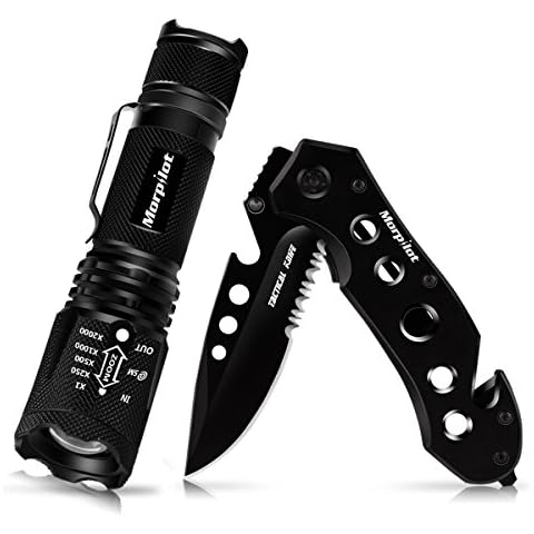 morpilot Navaja y Linterna Táctica Set Cover