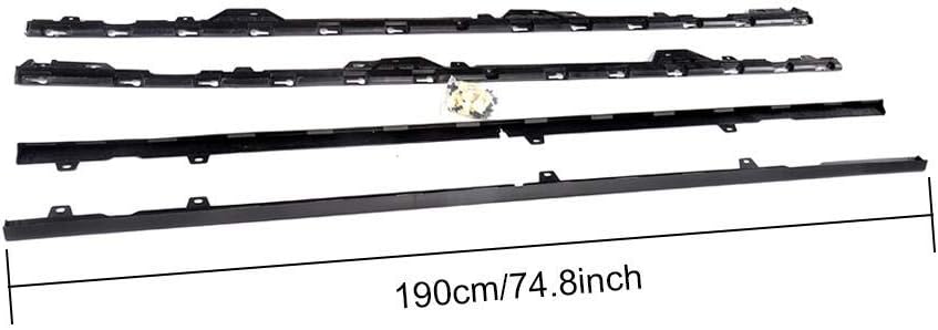 For Volkswagen VW GOLF 7 VII MK7 7.5 R R Line Hatchback 2014-2018 Add-on Black PP Side Skirt Extension Door Rocker Panels