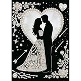 Kit complet : le kit de peinture diamant à faire soi-même comprend tous les matériaux nécessaires pour que les adultes puissent créer une superbe œuvre d'art 3D en pierres précieuses du début à la fin