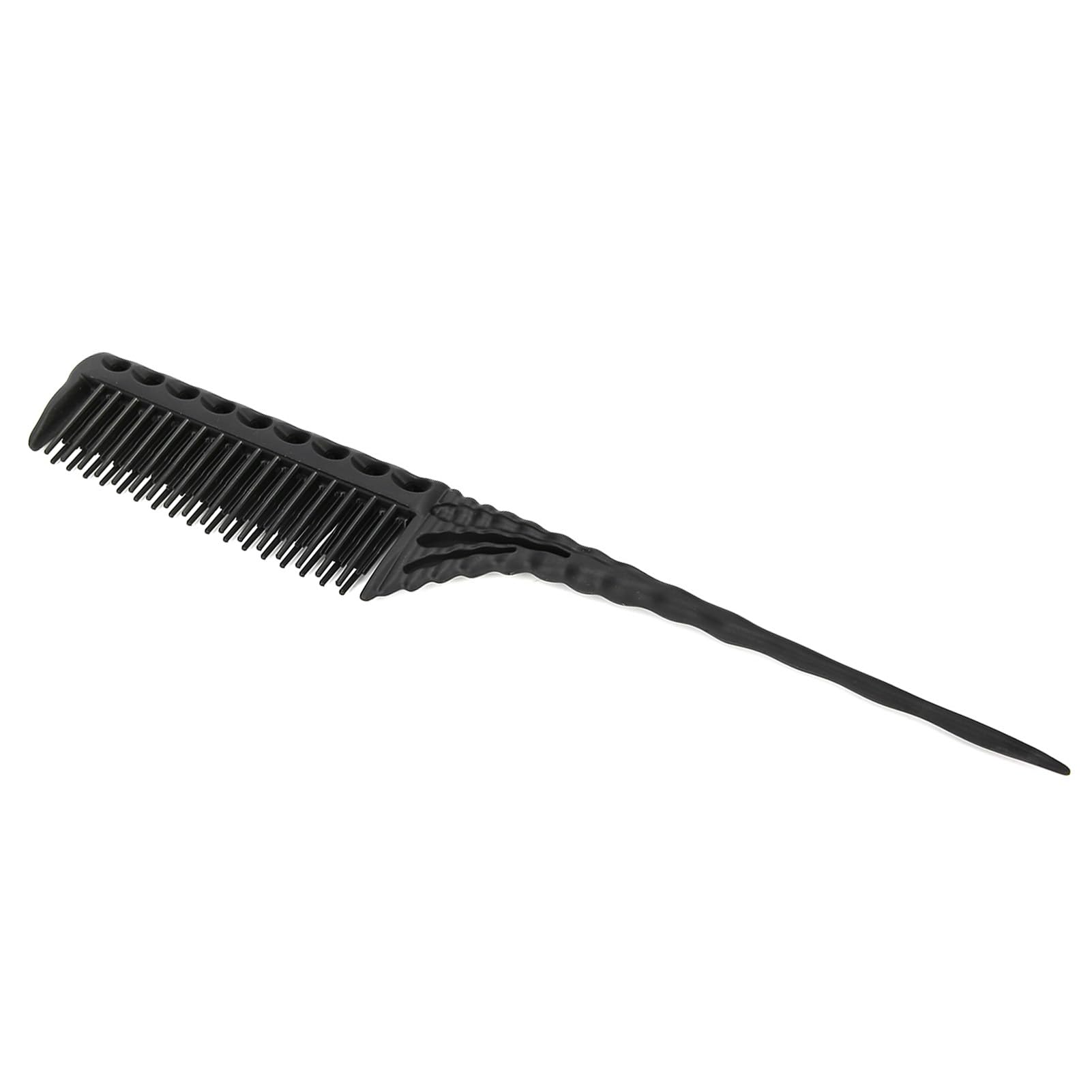 TOPINCN Creak Hair Combination Three Rows of Comb for 8.5x1.1 Inch hairstyle. (Black)