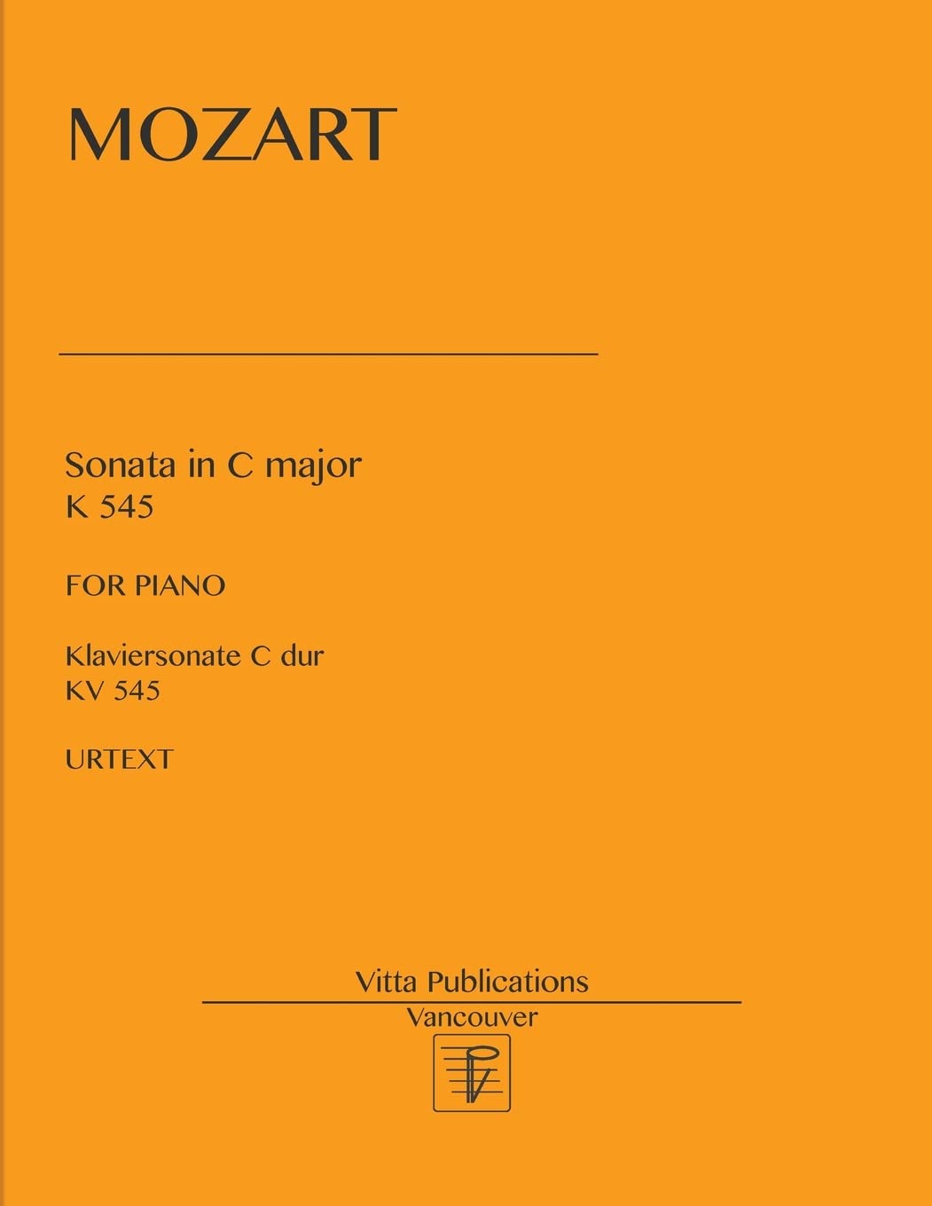 Sonata in C major: K 545