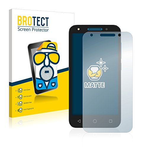 BROTECT Protector Pantalla Anti-Reflejos Compatible con Alcatel U5 4G (2 Unidades) Pelicula Mate Anti-Huellas