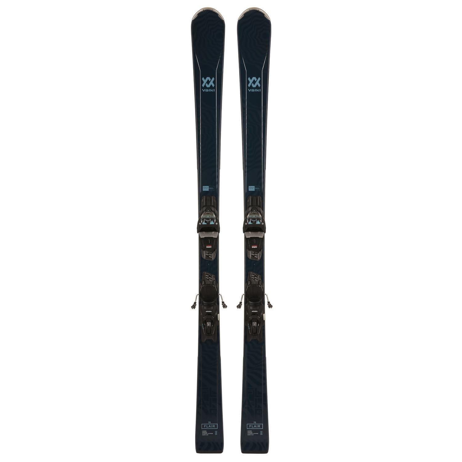 Volkl Women's Flair 76 Skis w/vMotion 10 GW Lady Black/Blue Bindings 2024 161