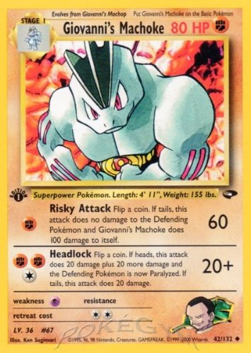 Giovanni's Machoke - Gym Challenge - 42 [Toy]