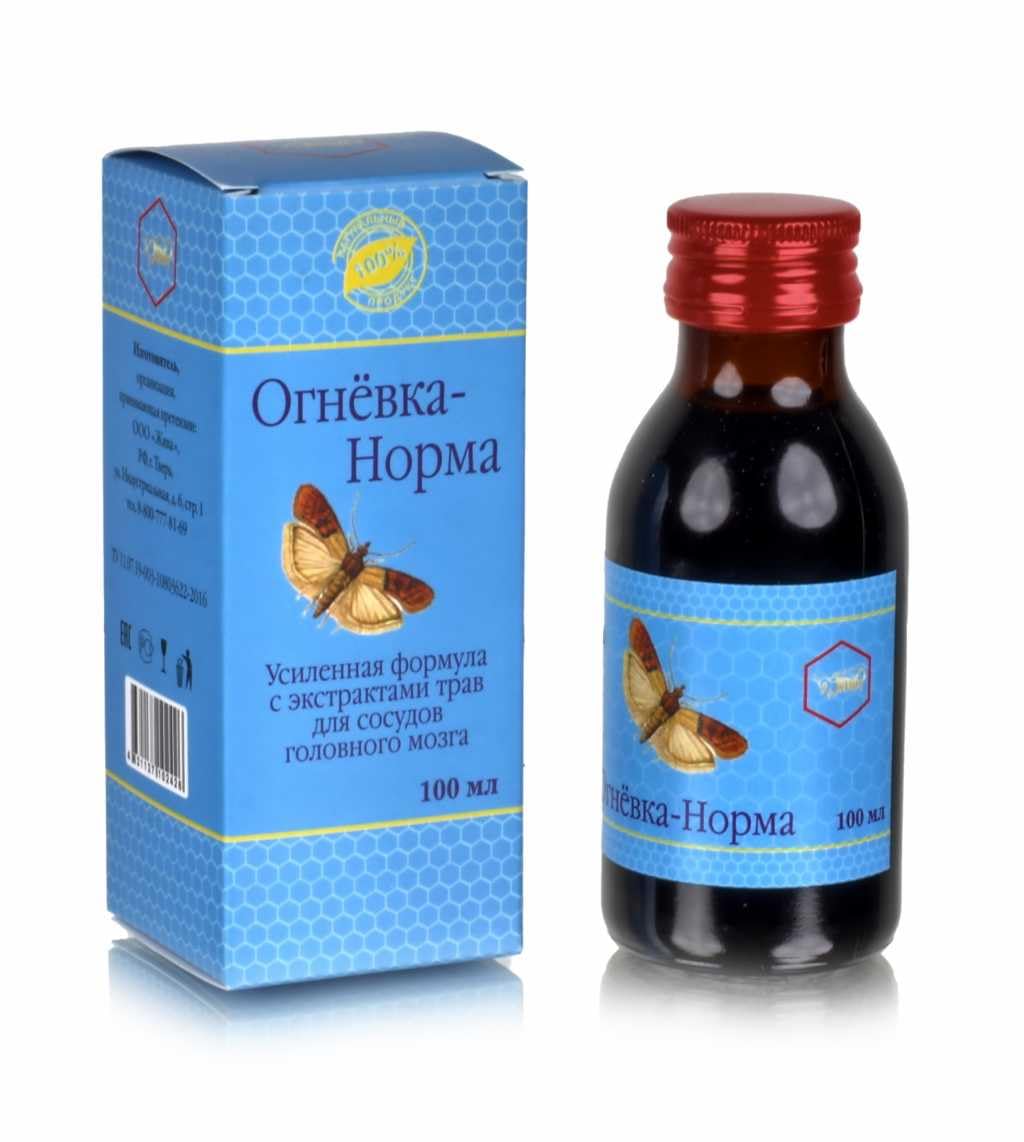 Ognevka-Norma for Brain Vessels - 100ml | Natural Support for Cognitive Health(Siberian)