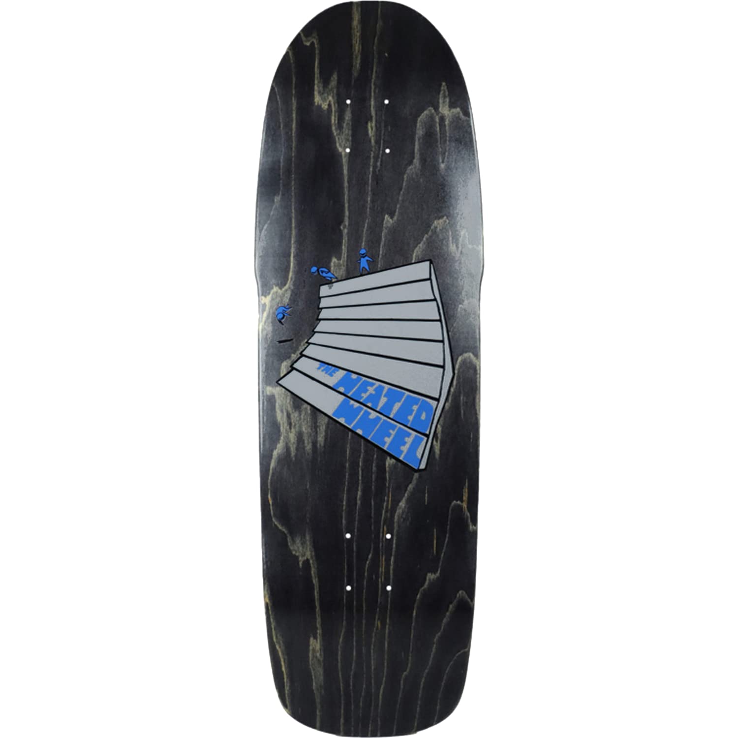 The Heated Wheel Slam Time Skateboard Deck -9 6x31 5 Grey - Assembled AS Complete Skateboards